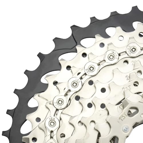 6/7/8/9/10/11/12 Speed Bike Chain, 116/126 Links, Quick Link, Carbon Steel MTB/R