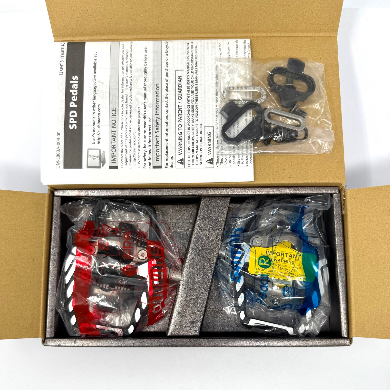 Shimano XTR PD-M9120 SPD Trail Enduro MTB Pedals with SM-SH51 Cleats IPDM9120