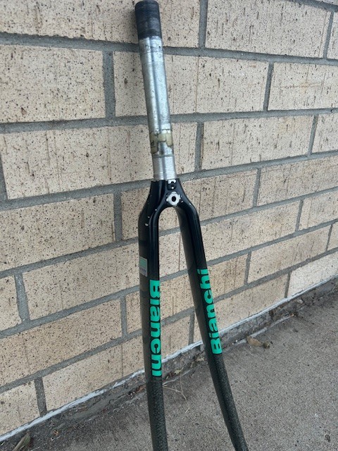 Bianchi Carbon 1 Inch threaded Fork 700c