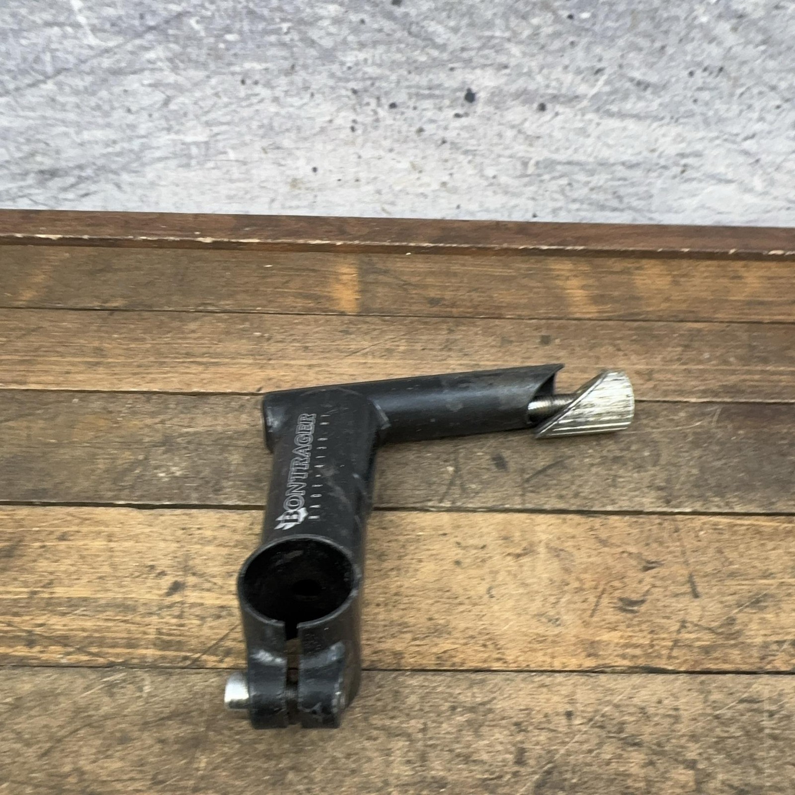 Vintage Bontrager Race 4130 Quill Stem 95mm 25.4 Clamp 1″ 22.2 Black Steel MTB