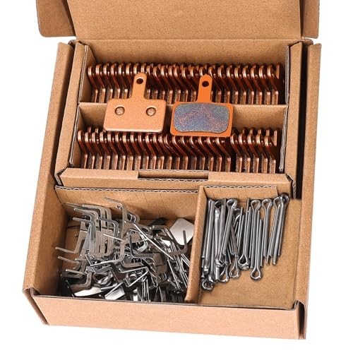 25 Pairs Sintered Metal Ebike Disc Brake Pads for Shimano MT200 M355 M446 M447 M