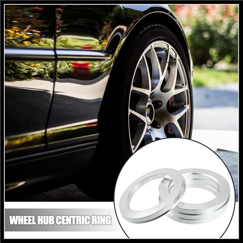 4pcs OD 106mm to ID 77.8mm Aluminium Alloy Car Hub Centric Rings Wheel Bore
