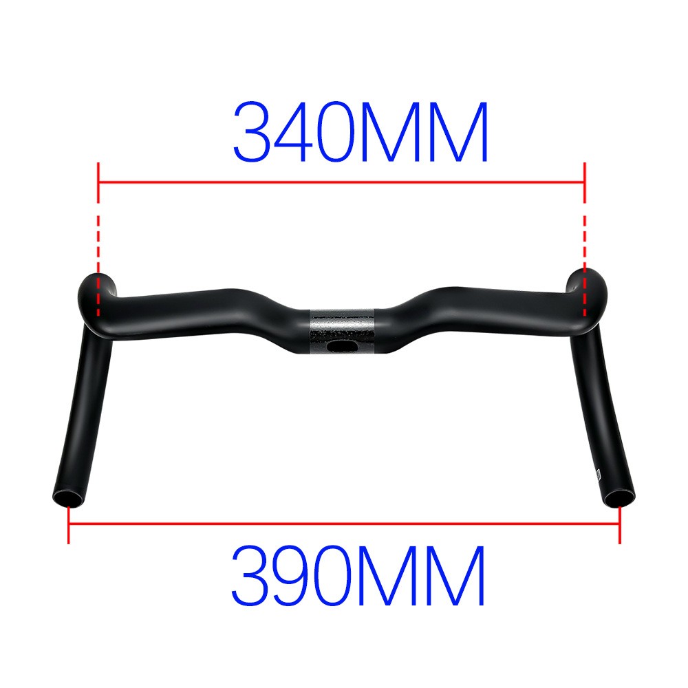 Full Carbon Bicycle Handlebar Rise Bar Racing Road Bike Drop Bar 31.8*380-420mm