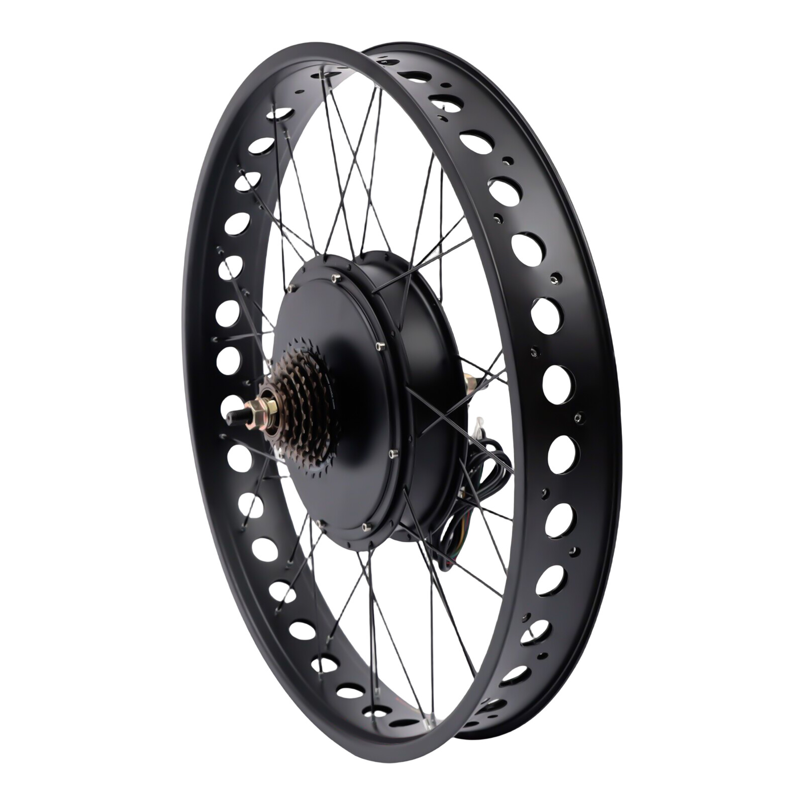 E-Bike Fat Tire Bicycle Rear Wheel Hub Motor Conversion Kit For 26″ 48V 1500W
