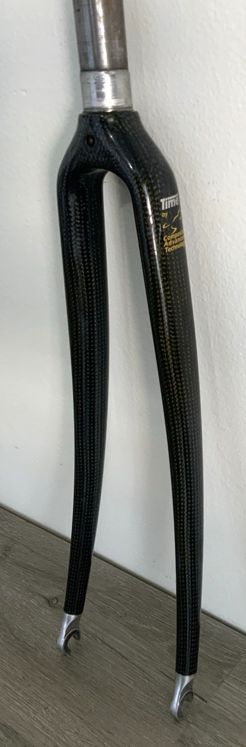 TIME CAT ONE INCH THREADLESS FORK 700C CARBON 508 GRAMS 162 MM STEERER