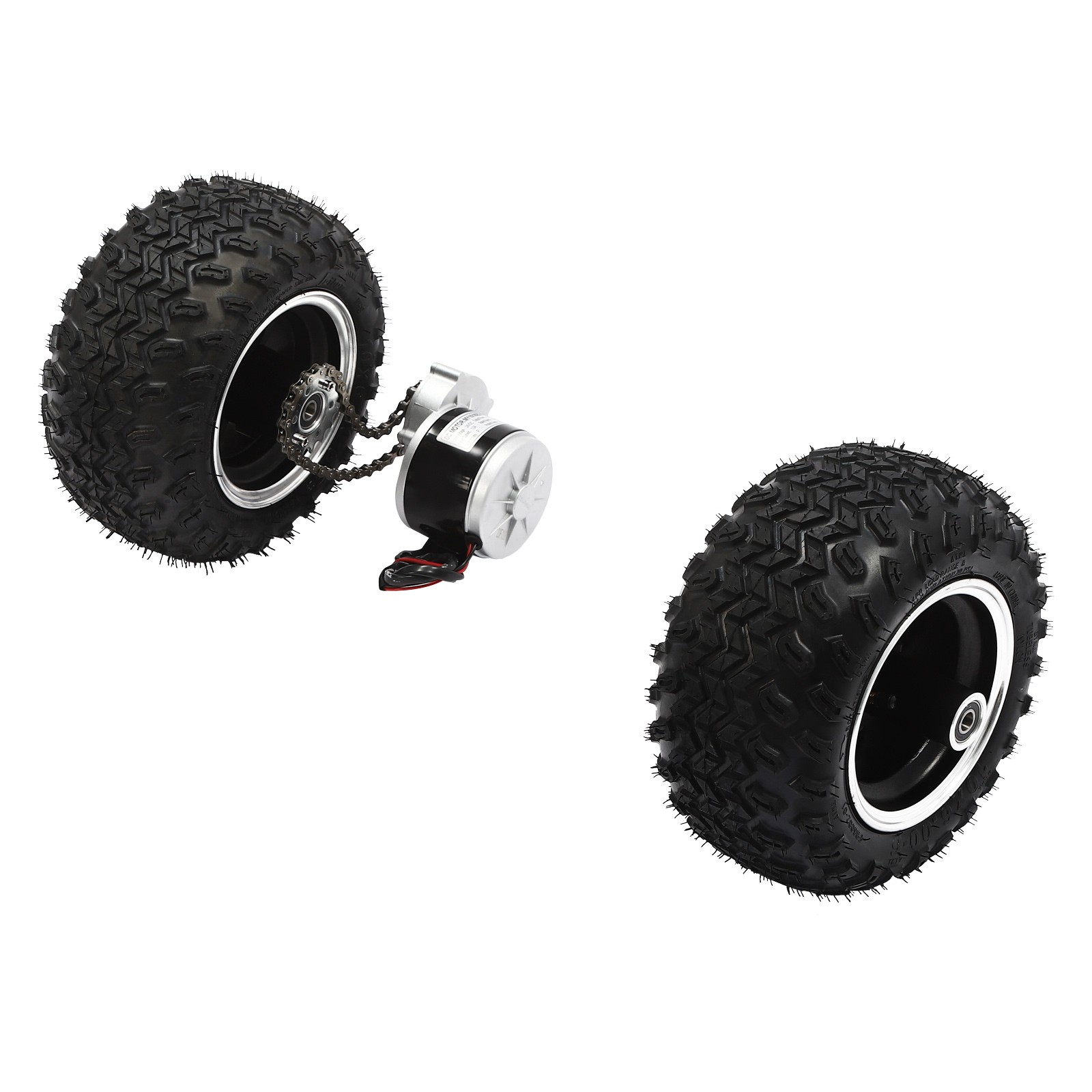Motor Drive Air Wheel Conversion Kit Double Wheel Set Electrical Beach Scooter