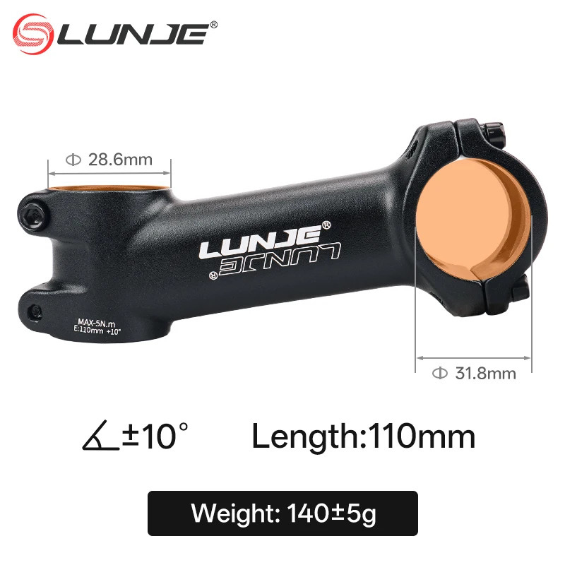Ultralight MTB Bike Stem 10° 17° 25° 35° 31.8mm Handlebar 60-110mm