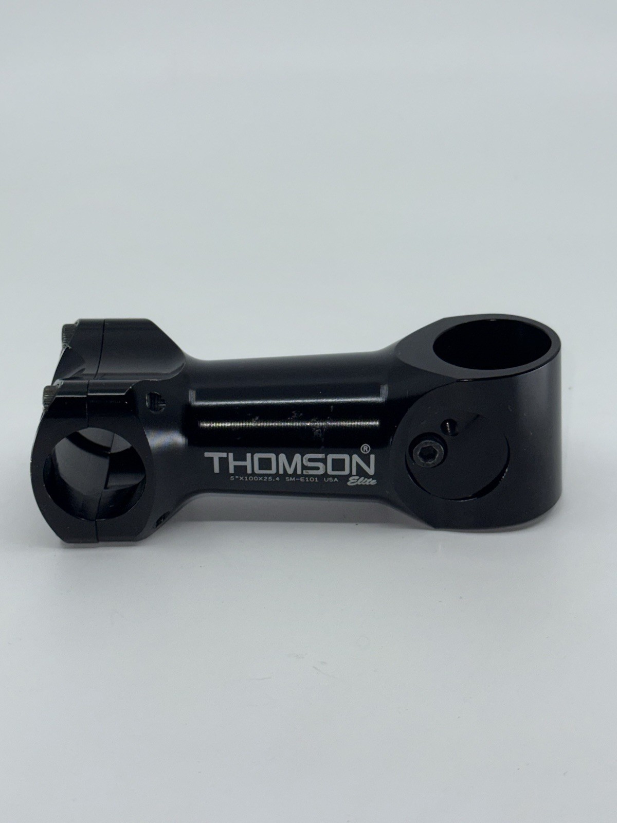 Thomson Elite Mountain Gravel Bike Stem 25.4 Bore 100mm 5° Black 1-1/8 SM-E101