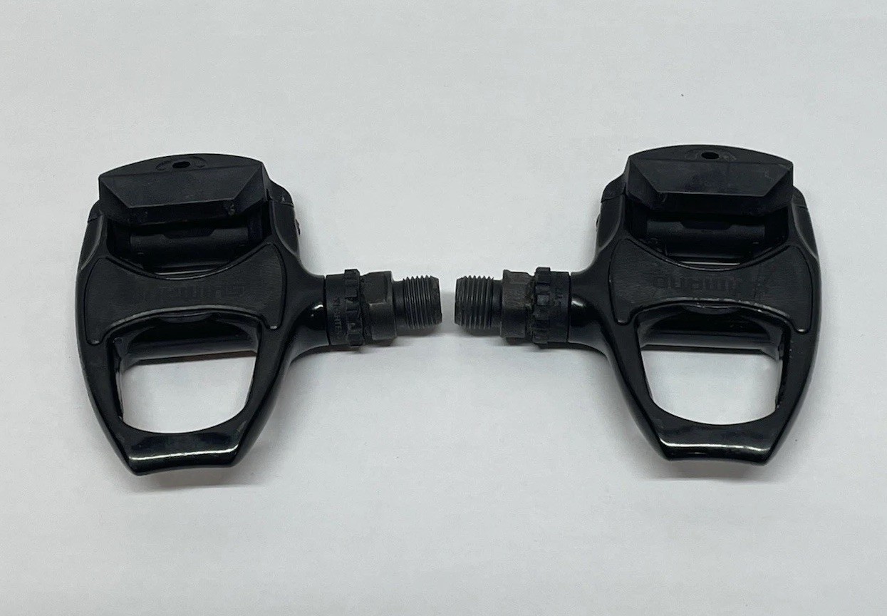 Shimano PD-R540 SPD-SL Black Clipless Road Racing Bike Pedal Set Cycling Biking