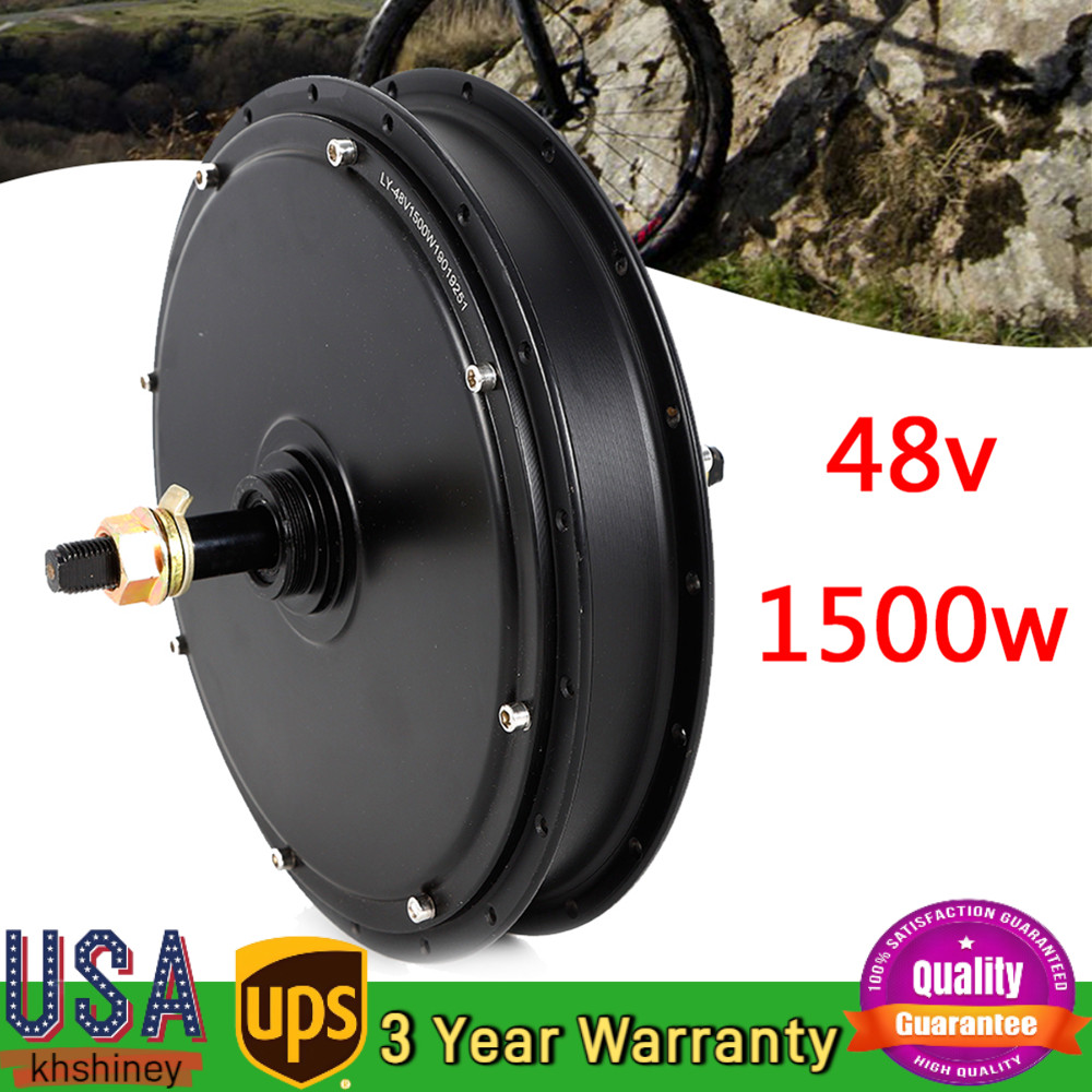 48V 1500W Fat Bike Hub Motor Powerful Brushless Ebike Motor Hub 500RPM