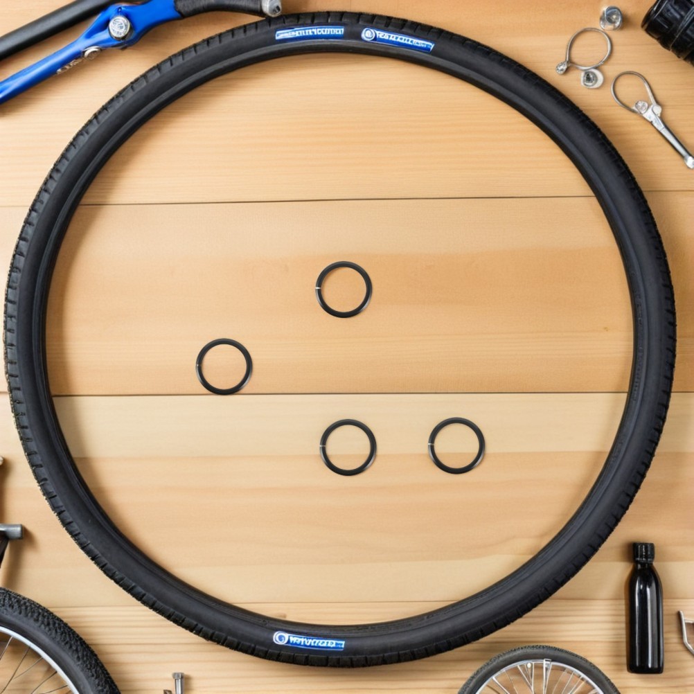 4 Pcs Bicycle Bottom Gasket Headset Base Ring Aluminum Alloy Front Fork Spacer