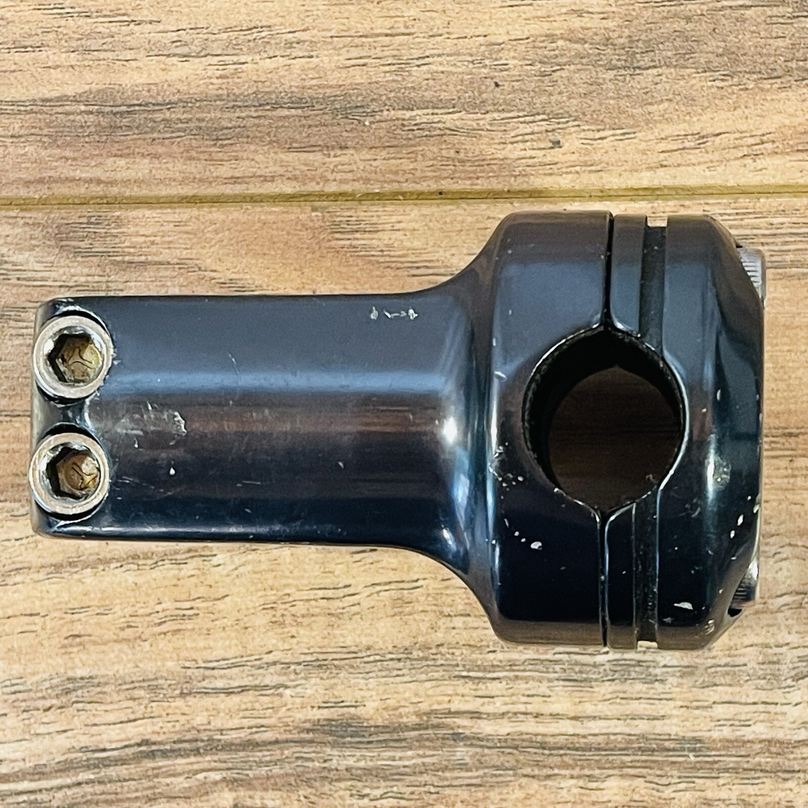 Vintage GT Piston BMX Stem 1 1/8 inch Threadless 4 Bolt Black 50mm