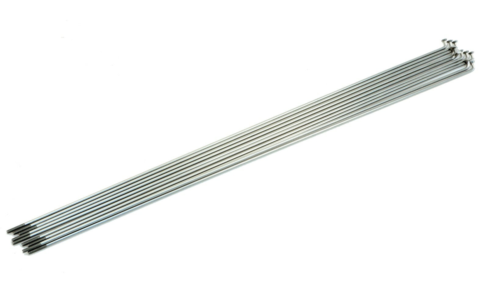 DT SWISS Champion Spokes 268mm Straight 15g 1.8mm J-Bend Lot of 10 Silver NEW