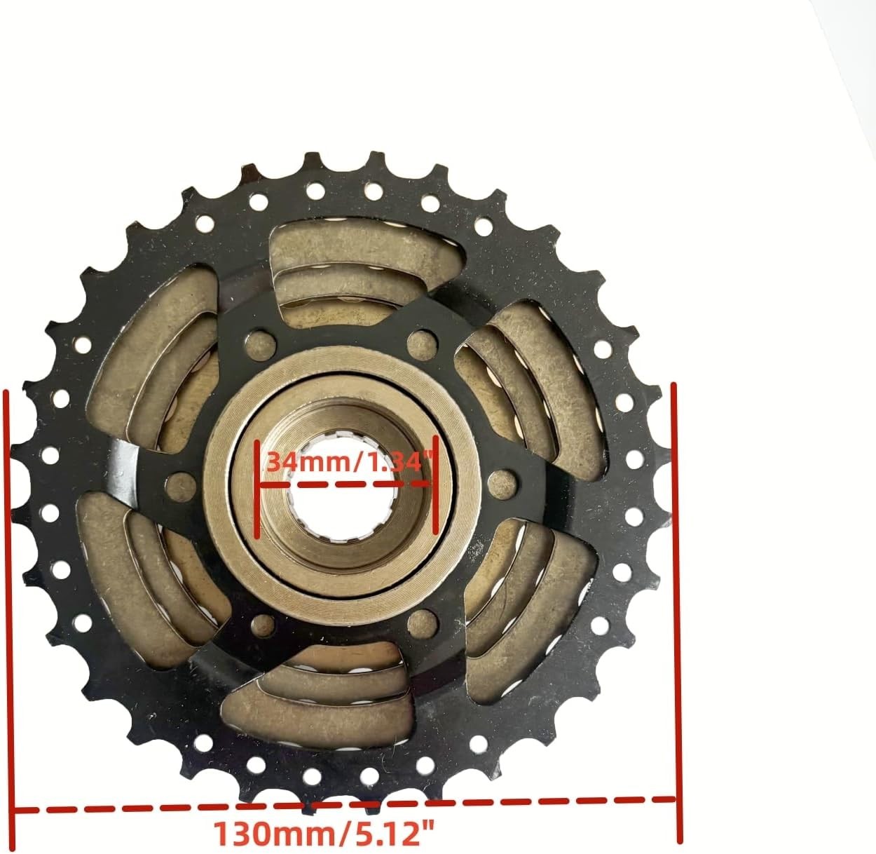 CDH 8 Speed Threaded Flywheel Rotary Multiple Freewheel 13-32T Bike Sprocket