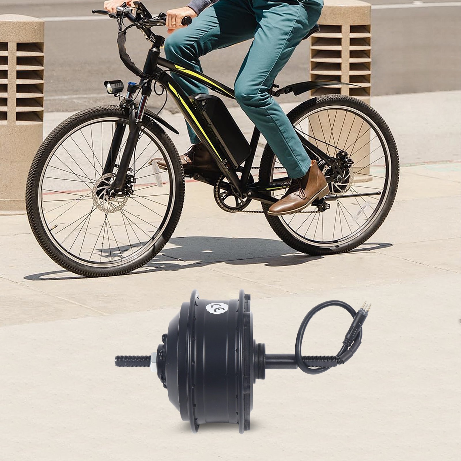 Front Wheel Motor, Electric Bicycle Front Hub Motor Bike Motor 250W 300r/min
