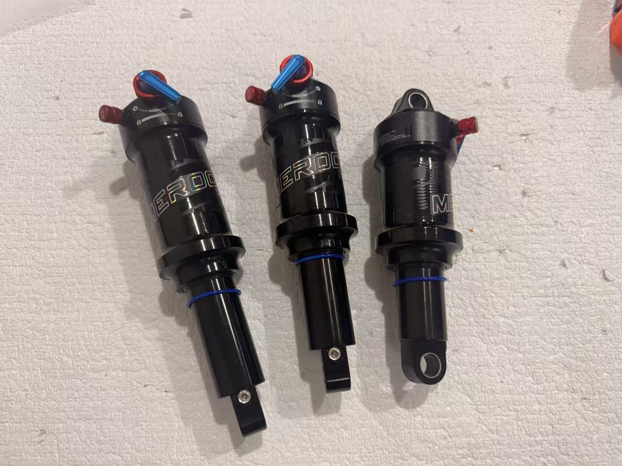 MEROCA Bike MTB Air Shock Mountain Bicycle Rear Shock Absorbers 165/190/210mm