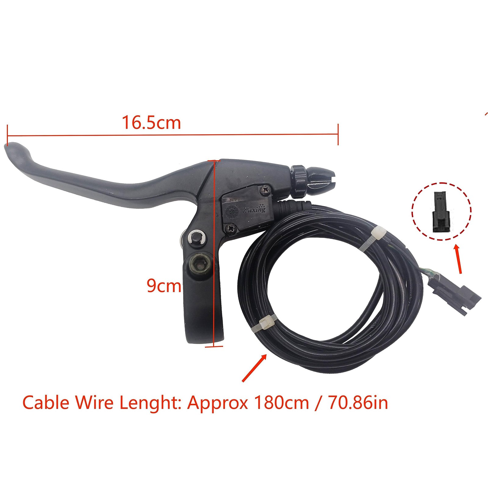 E-Bike Brake Lever Set Cut Off Power Mechanical Electric Bicycle Handles