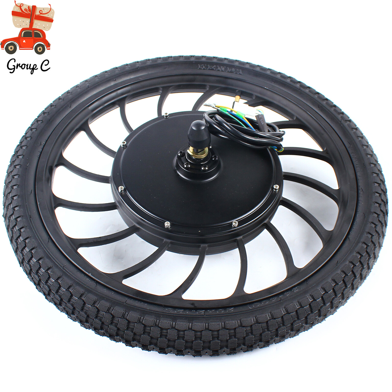20 inch Hub Motor Ebike Front Wheel Electric Bicycle Motor Conversion Kit 48 V