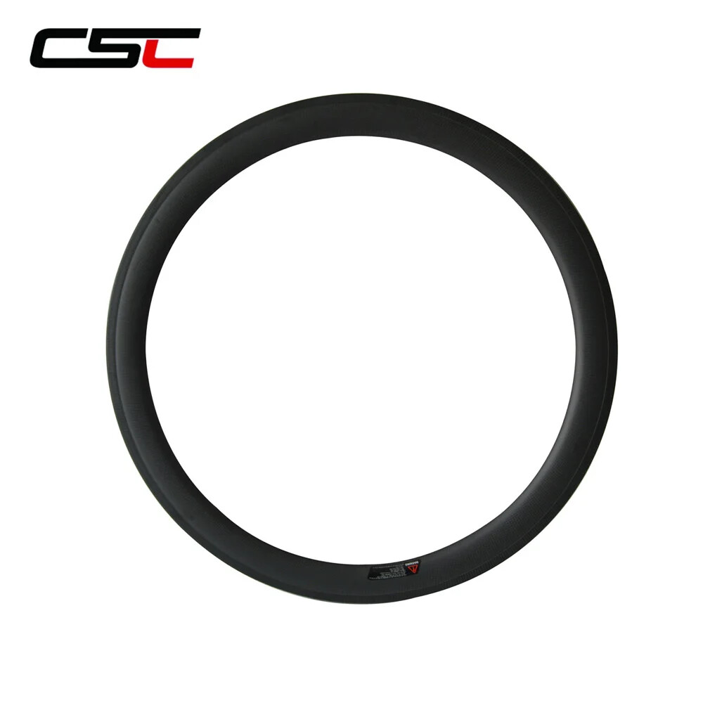 Road Bike Carbon Rims Clincher 25mm Width 50mm Depth U Shape 20/24 Holes