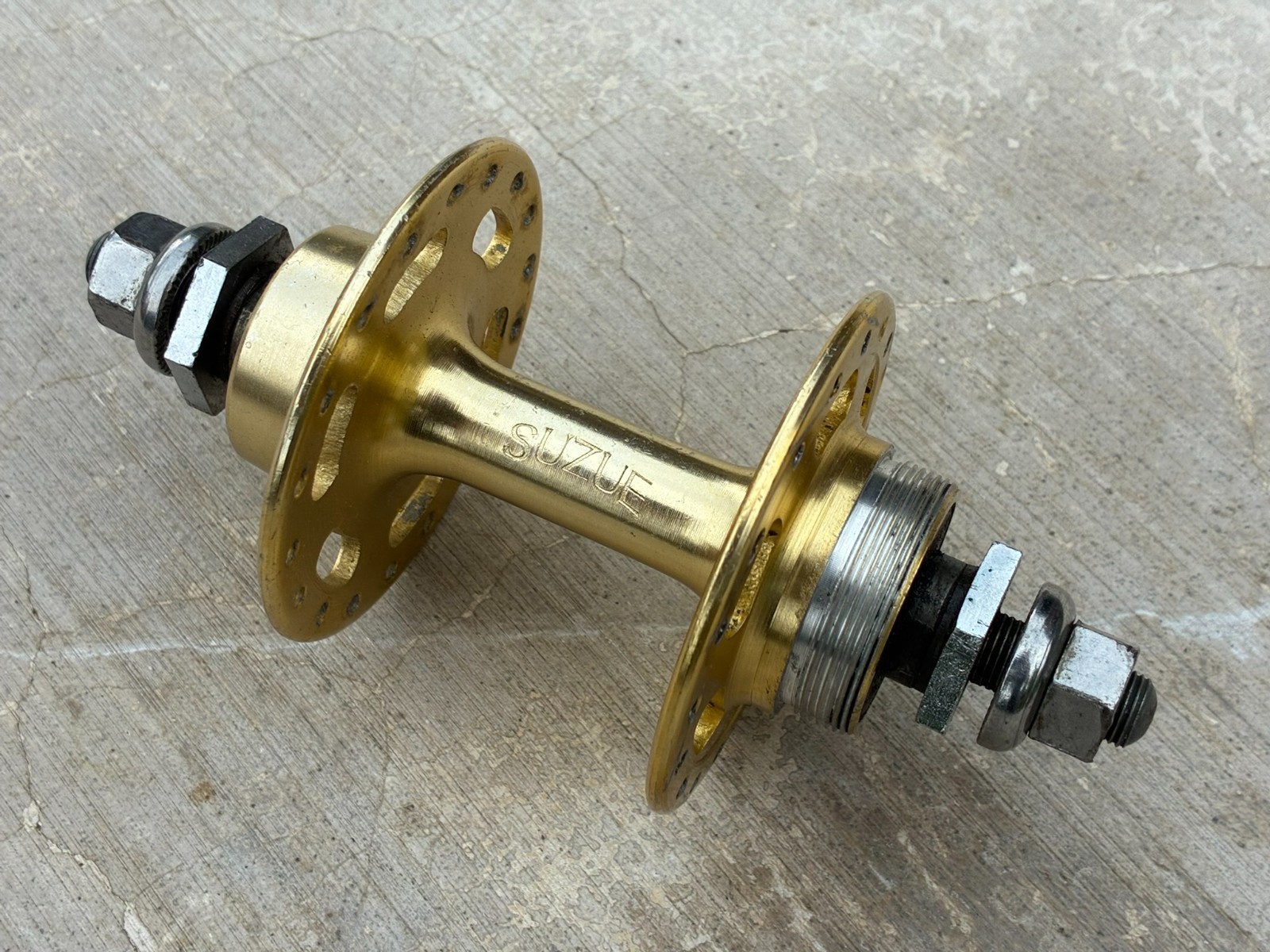 Suzue Gold High Flange Old School BMX Rear Hub | 36-hole / VGC / Made in Japan