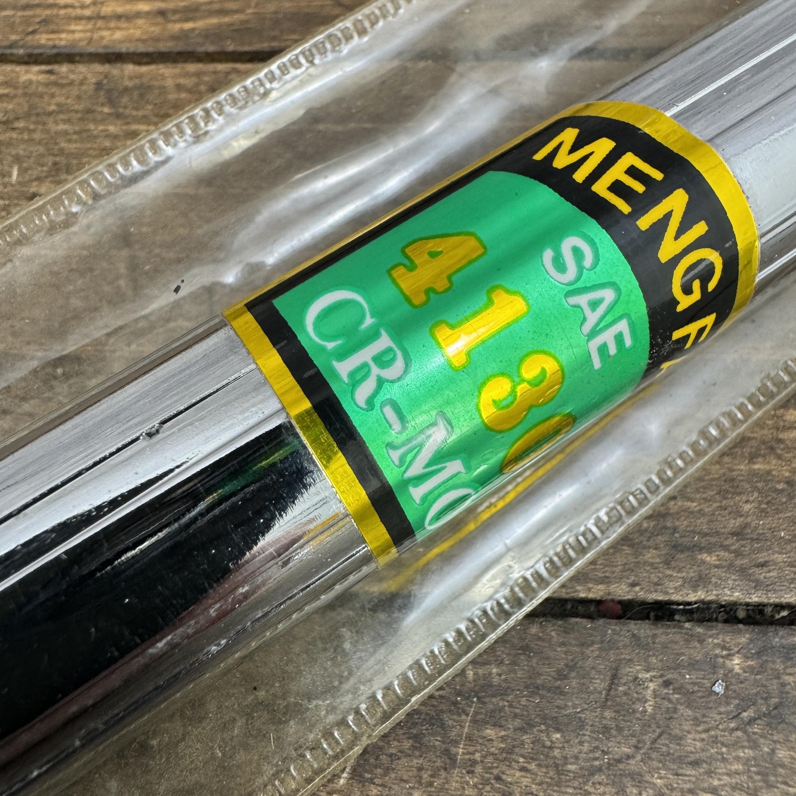 Meng Fong BMX Seatpost 22.2mm NOS Silver 4130 Chromoly Old School BMX Post