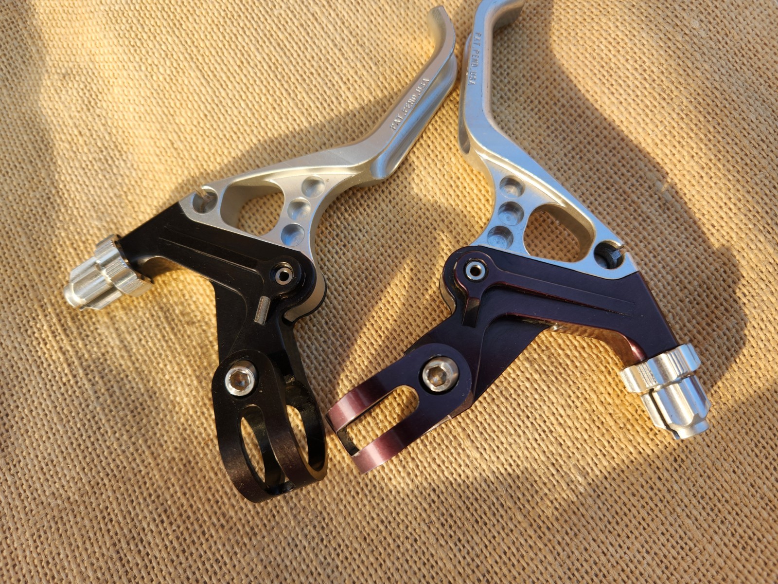 DEFECTIVE Altek Silver CNC VBrake Levers for Vintage Mountain Bike G3D