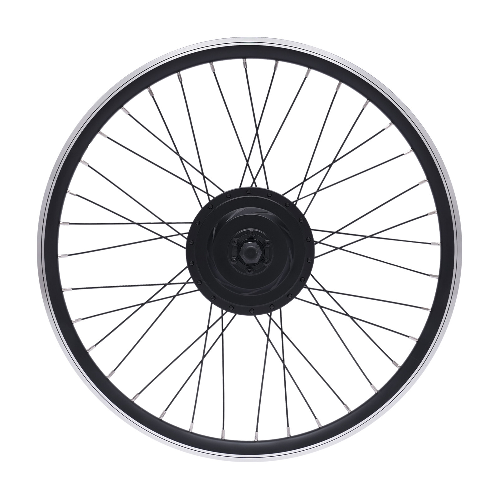 36V 500W Electric Bicycle Hub Motor Kits 24″Front Wheel Bike Conversion Kits
