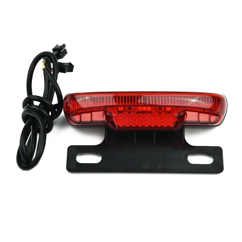For E-Bike Rear Tail Light Safety Warning Rear Lamp For Electric Bicycle 36-48V